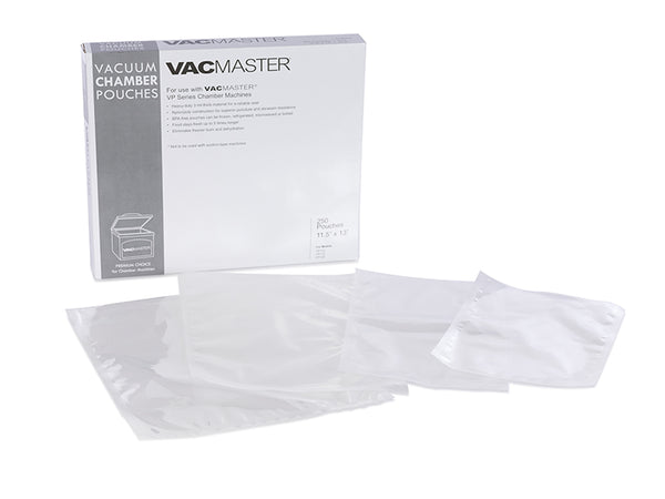 8"x10" Chamber Vac Pouches, 4-Mil, 1000/Case (30614)